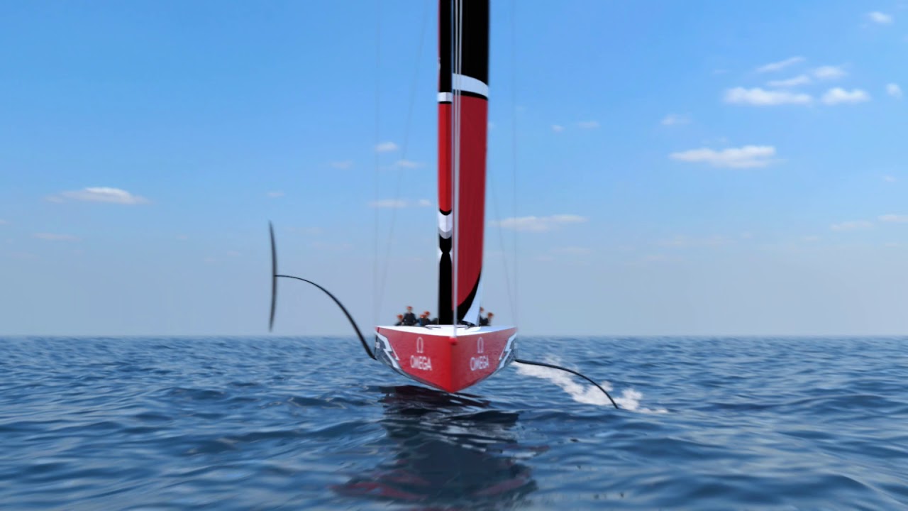 America's Cup AC75 boat concept THE EMPIRE